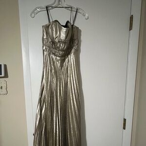 Nicole Miller Gold gown